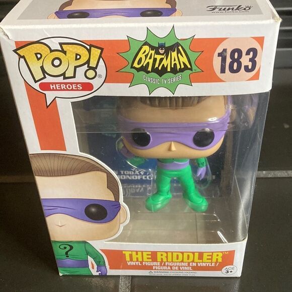 Funko Other - Funko Pop! Batman Classic TV Series, The Riddler, good used condition
